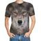 Wolf Designed 3D T-Shirt