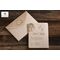 Carta di matrimonio con texture speciale stampata in lamina d'oro - Erdem 50576
