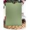 14x20 Cm, Luxury Cardboard, Open Mouth Model, Vertical Format - Green Colour Evnelope