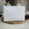 14x20 cm, Carton Luxe, Enveloppe Modèle Enveloppe Rabat Triangle - Enveloppe Design Sirius Blanc