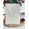 14x20 Cm - Vertical Envelope with Triangle Flap - Luxury White Cardboard