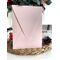 14x20 Cm - Vertical Envelope with Triangle Flap - Pink Cardboard