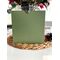 16x16 Cm - Square Format - Open Mouth - Light Green Envelope