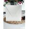 16x16 Cm - Envelope with Triangle Flap - Luxury White Cardboard