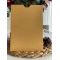 14 x 20 cm, luxuriöser Karton, Modellumschlag mit offenem Mund - goldfarbener Umschlag