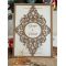 Floral Pattern - Natural Wood - Laser Cut - Wedding Card with Linen Envelope