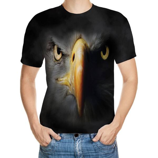 Black Eagle Designed 3D T-Shirt