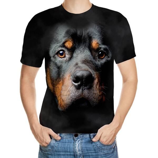 Rottweiler Designed 3D T-Shirt