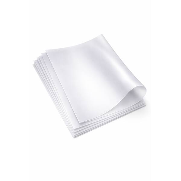 Feuilles en Acétate PVC – A5 – Blanc Mat