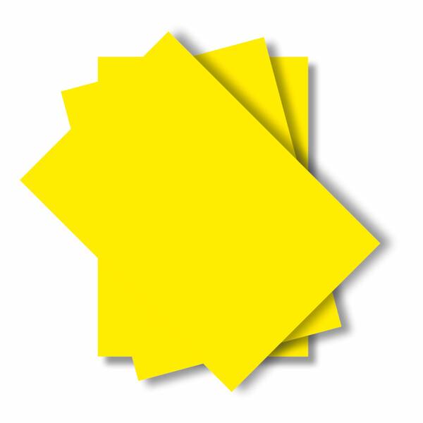 A5 Yellow pvc acetate