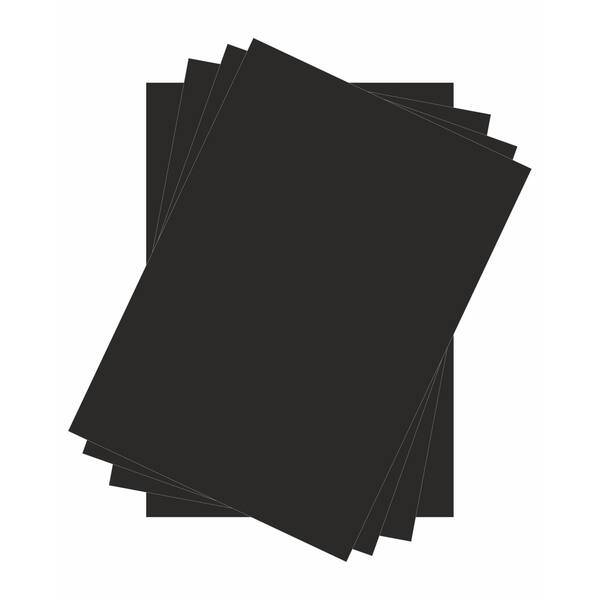 Black Color Luxury Cardboard - A4 Size