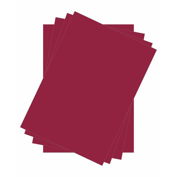 Burgundy Colour Luxury Cardboard - A4 Size and 35x50 cm size