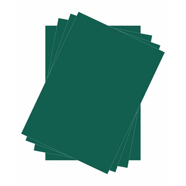 Dark Green Colour Luxury Cardboard - A4 Size and 35x50 cm size