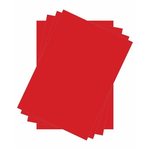 Red Colour Luxury Cardboard - A4 Size and 35x50 cm size