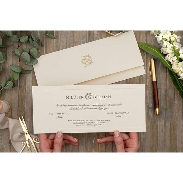 erdem 5123 wedding card
