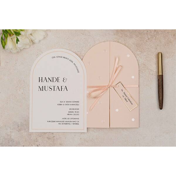 Erdem 5144 Wedding ivitation card