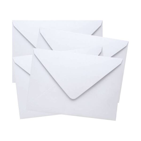 Gummed Envelope, White 110 Gr Paper