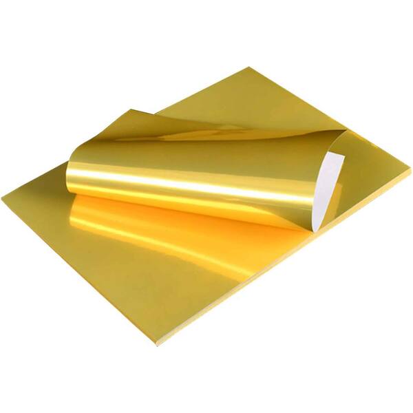 Metallic Gold Label Paper