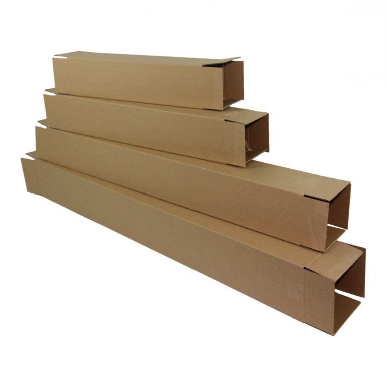 Vertical Long Cardboard Box 15x15x120 cm