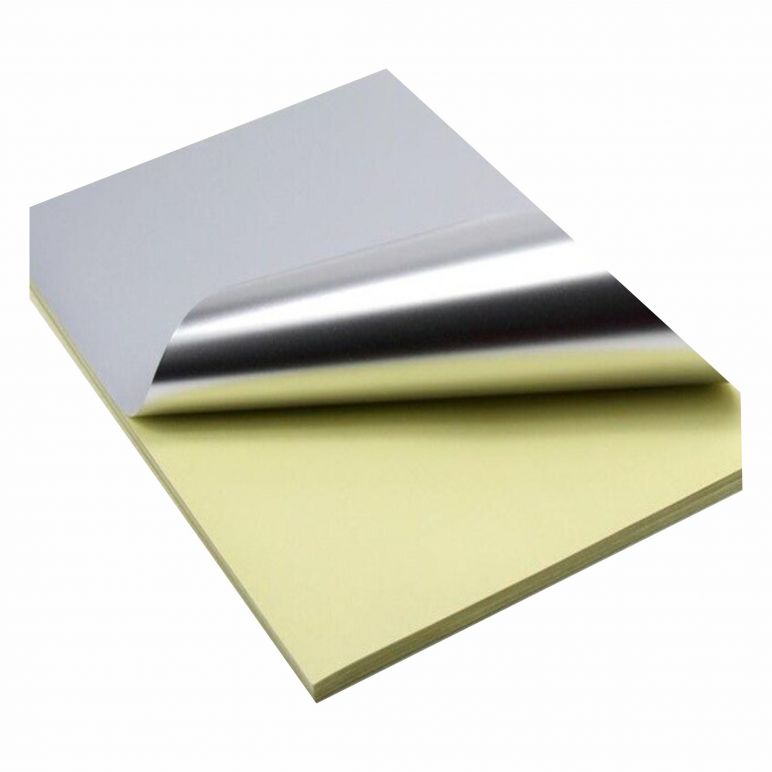 Silver Color, Self-Adhesive, Non-Tearable, PP Label