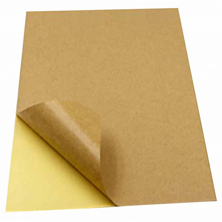 Self Adhesive Kraft Label