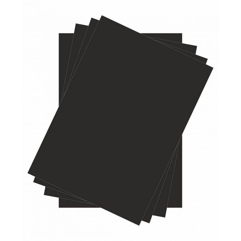 Cartone di lusso di colore nero - formato A4