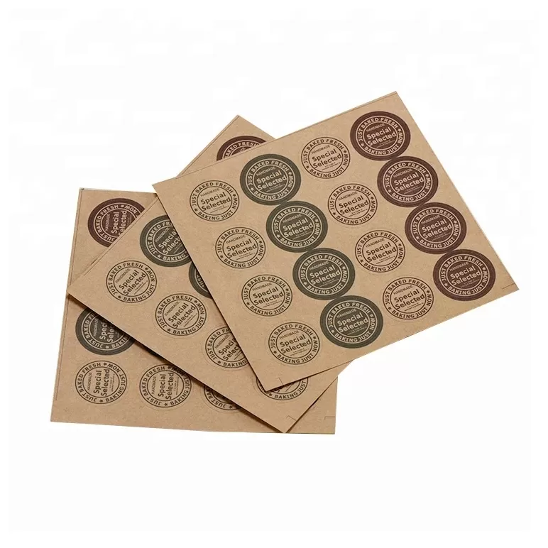 Self Adhesive Kraft Label