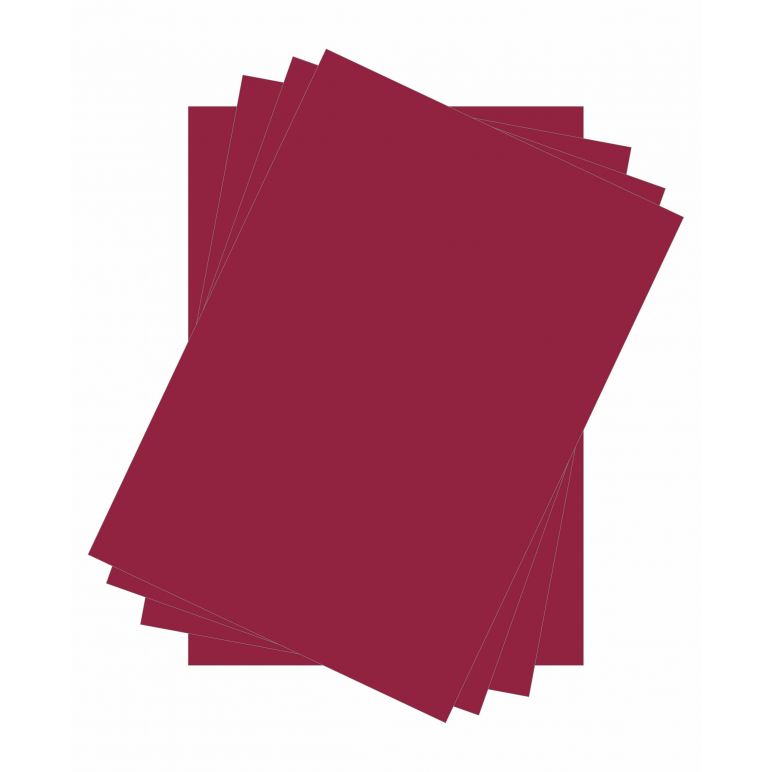 Carton Luxe Couleur Bordeaux - Format A4 et format 35x50 cm