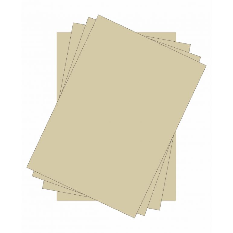 Carton Luxe Couleur Gris - Format A4 et format 35x50 cm