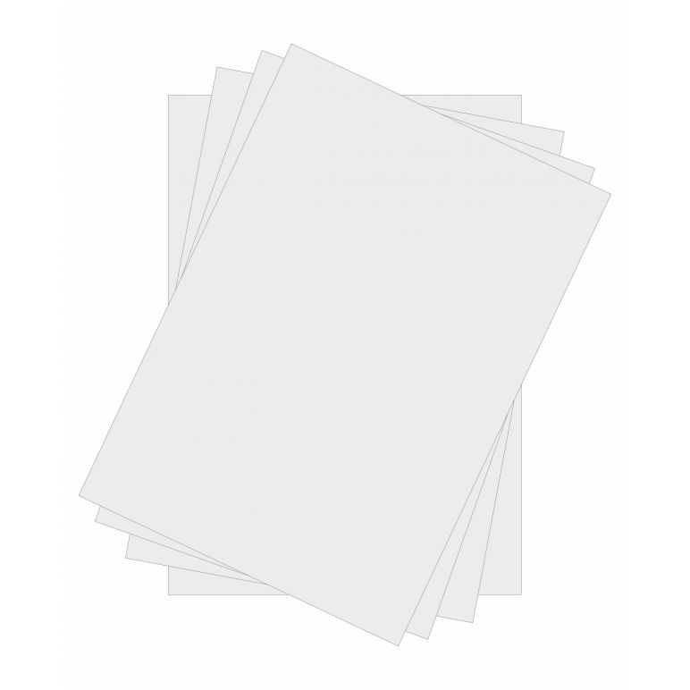 Cartoncino Lusso Colore Grigio Chiaro - Formato A4 e formato 35x50 cm