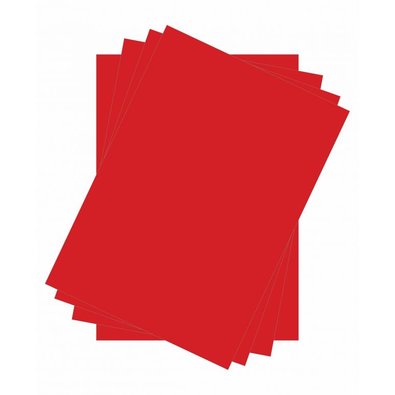 Red Colour Luxury Cardboard - A4 Size and 35x50 cm size